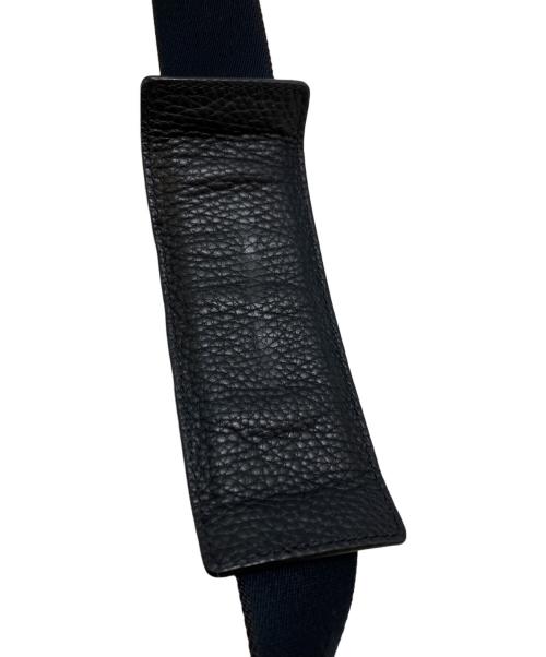 dunhill（ダンヒル）dunhill (ダンヒル) レザーフラップショルダーバッグ ブラック サイズ:表記なしの古着・服飾アイテム