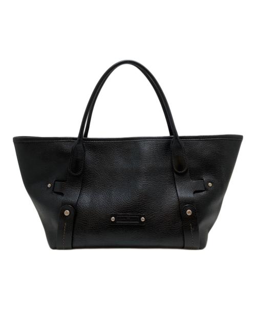 Salvatore Ferragamo（サルヴァトーレ フェラガモ）Salvatore Ferragamo (サルヴァトーレ フェラガモ) レザートートバッグ ブラック サイズ:表記なしの古着・服飾アイテム