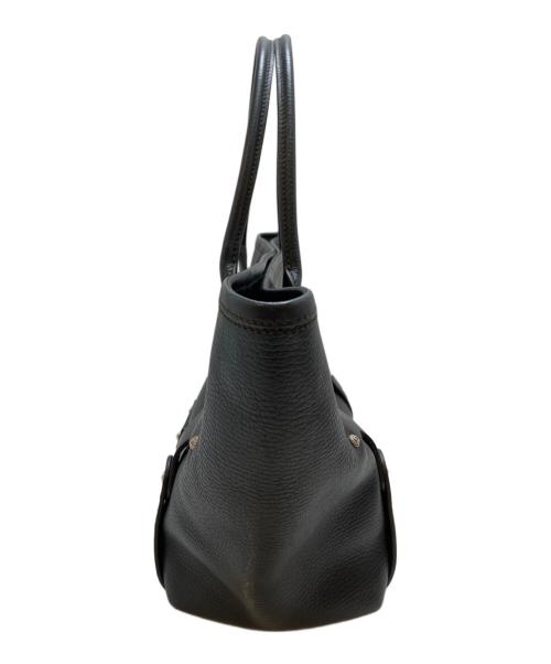 Salvatore Ferragamo（サルヴァトーレ フェラガモ）Salvatore Ferragamo (サルヴァトーレ フェラガモ) レザートートバッグ ブラック サイズ:表記なしの古着・服飾アイテム