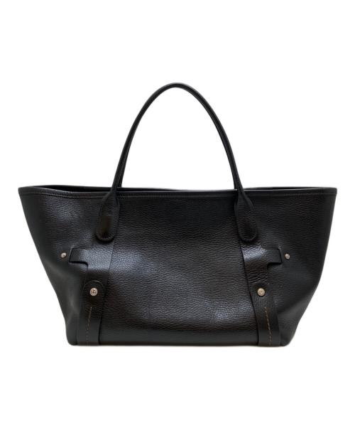 Salvatore Ferragamo（サルヴァトーレ フェラガモ）Salvatore Ferragamo (サルヴァトーレ フェラガモ) レザートートバッグ ブラック サイズ:表記なしの古着・服飾アイテム