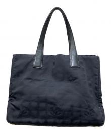 CHANEL（シャネル）の古着「ニュートラベルライン トートMM」｜ブラック
