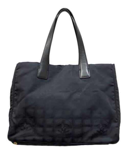 CHANEL（シャネル）CHANEL (シャネル) ニュートラベルライン トートMM ブラック サイズ:表記なしの古着・服飾アイテム