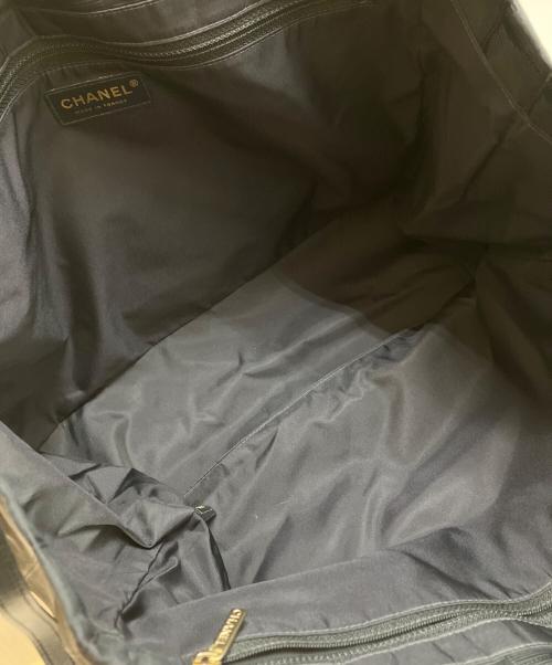 CHANEL（シャネル）CHANEL (シャネル) ニュートラベルライン トートMM ブラック サイズ:表記なしの古着・服飾アイテム