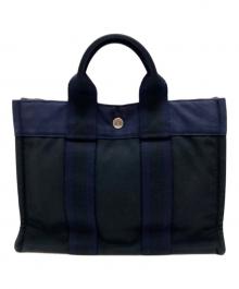 HERMES（エルメス）の古着「フールトゥPM」｜ブラック×ネイビー
