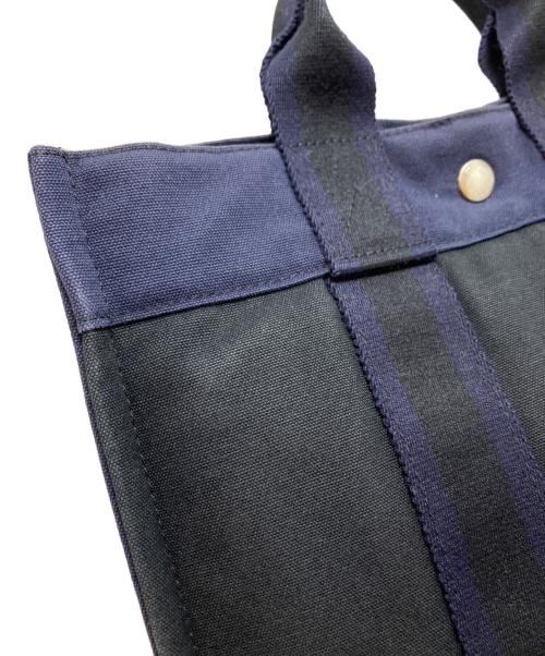 HERMES（エルメス）HERMES (エルメス) フールトゥPM ブラック×ネイビーの古着・服飾アイテム