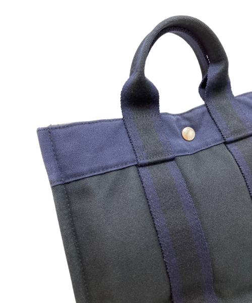 HERMES（エルメス）HERMES (エルメス) フールトゥPM ブラック×ネイビーの古着・服飾アイテム