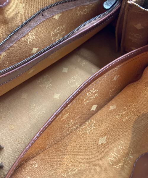 MCM（エムシーエム）MCM (エムシーエム) ミニボストンバッグ ブラウン サイズ:表記なしの古着・服飾アイテム