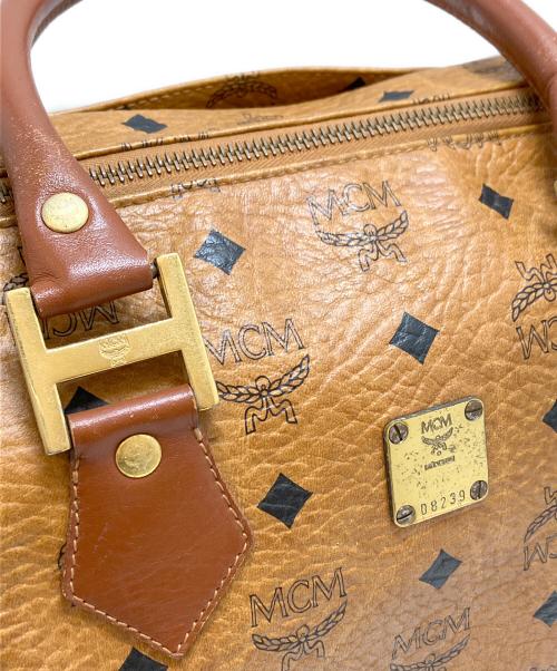 MCM（エムシーエム）MCM (エムシーエム) ミニボストンバッグ ブラウン サイズ:表記なしの古着・服飾アイテム