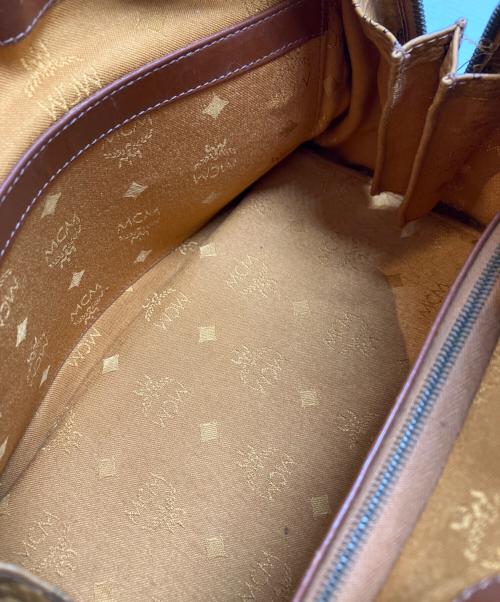 MCM（エムシーエム）MCM (エムシーエム) ミニボストンバッグ ブラウン サイズ:表記なしの古着・服飾アイテム