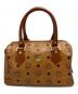 MCM（エムシーエム）の古着「ミニボストンバッグ」｜ブラウン