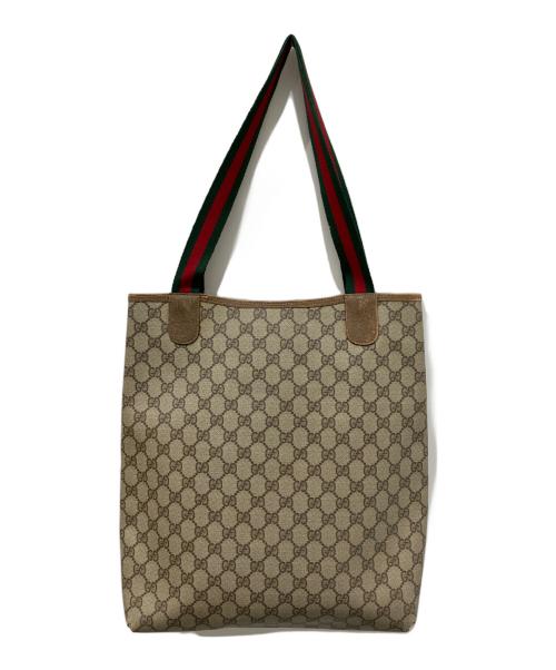 GUCCI（グッチ）GUCCI (グッチ) シェリーライントートバッグ ベージュ サイズ:表記なしの古着・服飾アイテム