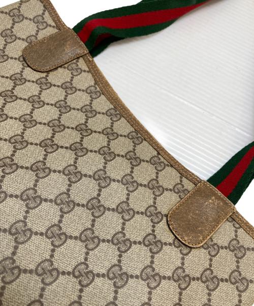 GUCCI（グッチ）GUCCI (グッチ) シェリーライントートバッグ ベージュ サイズ:表記なしの古着・服飾アイテム