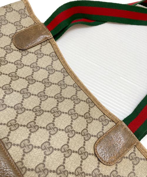 GUCCI（グッチ）GUCCI (グッチ) シェリーライントートバッグ ベージュ サイズ:表記なしの古着・服飾アイテム