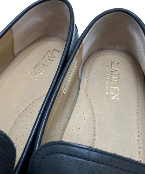 LAUREN RALPH LAUREN（ローレン ラルフ ローレン）LAUREN RALPH LAUREN (ローレン ラルフ ローレン) コインローファー ブラック サイズ:24.5CMの古着・服飾アイテム