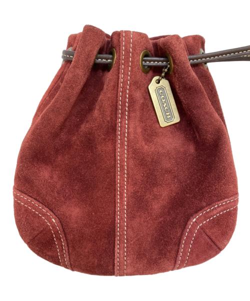 COACH（コーチ）COACH (コーチ) 巾着ポーチ ブラウンの古着・服飾アイテム