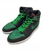 NIKEナイキ）の古着「Air Jordan 1 Retro High OG」｜ブラック×グリーン