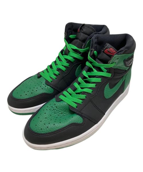 NIKE（ナイキ）NIKE (ナイキ) Air Jordan 1 Retro High OG ブラック×グリーン サイズ:28CMの古着・服飾アイテム