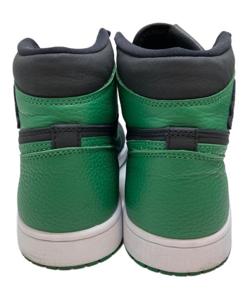 NIKE（ナイキ）NIKE (ナイキ) Air Jordan 1 Retro High OG ブラック×グリーン サイズ:28CMの古着・服飾アイテム