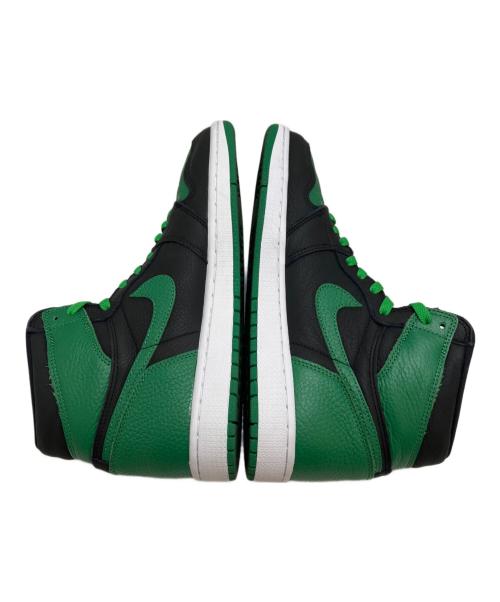 NIKE（ナイキ）NIKE (ナイキ) Air Jordan 1 Retro High OG ブラック×グリーン サイズ:28CMの古着・服飾アイテム