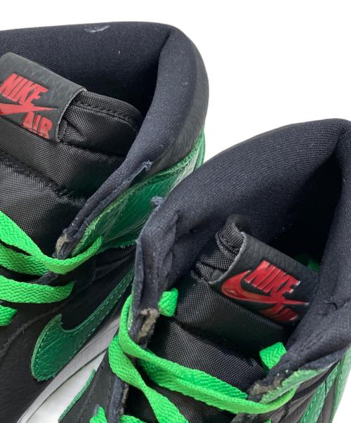 NIKE（ナイキ）NIKE (ナイキ) Air Jordan 1 Retro High OG ブラック×グリーン サイズ:28CMの古着・服飾アイテム
