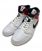 NIKEナイキ）の古着「Air Jordan 1 Mid」｜レッド×ホワイト