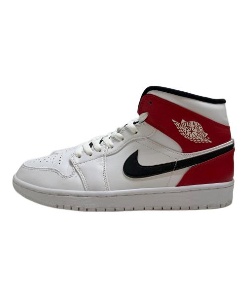 NIKE（ナイキ）NIKE (ナイキ) Air Jordan 1 Mid レッド×ホワイト サイズ:28CMの古着・服飾アイテム