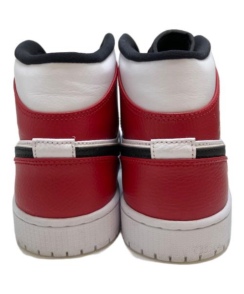 NIKE（ナイキ）NIKE (ナイキ) Air Jordan 1 Mid レッド×ホワイト サイズ:28CMの古着・服飾アイテム