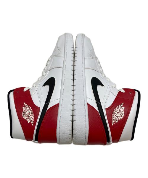 NIKE（ナイキ）NIKE (ナイキ) Air Jordan 1 Mid レッド×ホワイト サイズ:28CMの古着・服飾アイテム