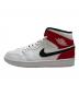 NIKE (ナイキ) Air Jordan 1 Mid レッド×ホワイト サイズ:28CM：7000円