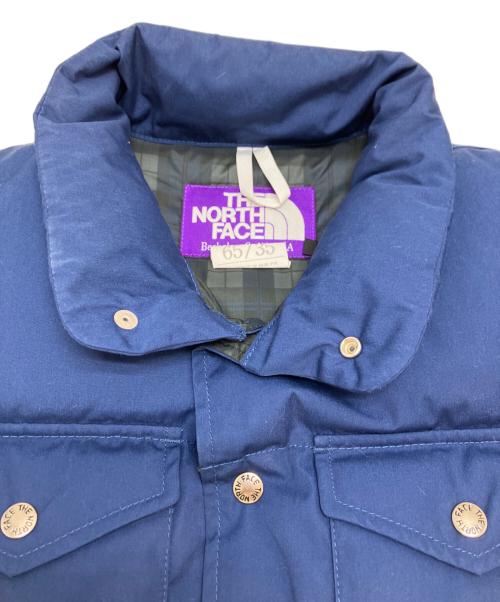 THE NORTHFACE PURPLELABEL（ザ・ノースフェイス パープルレーベル）THE NORTHFACE PURPLELABEL (ザ・ノースフェイス パープルレーベル) 65/35 Down VEST ネイビー サイズ:Mの古着・服飾アイテム