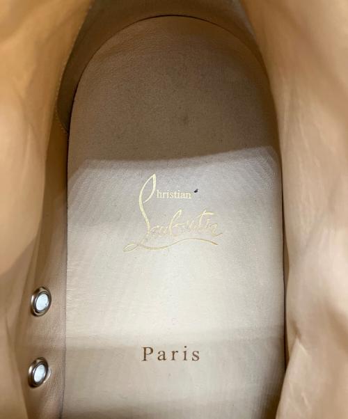 Christian Louboutin（クリスチャン・ルブタン）Christian Louboutin (クリスチャン・ルブタン) ハイカットスニーカー アイボリー サイズ: 41 1/2の古着・服飾アイテム