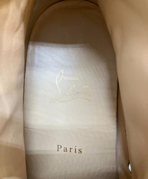 Christian Louboutin（クリスチャン・ルブタン）Christian Louboutin (クリスチャン・ルブタン) ハイカットスニーカー アイボリー サイズ: 41 1/2の古着・服飾アイテム