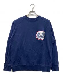 Onitsuka Tiger（オニツカタイガー）の古着「SWEAT TOP」｜ネイビー