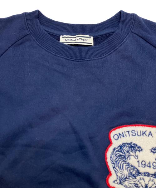 Onitsuka Tiger（オニツカタイガー）Onitsuka Tiger (オニツカタイガー) SWEAT TOP ネイビー サイズ:Sの古着・服飾アイテム