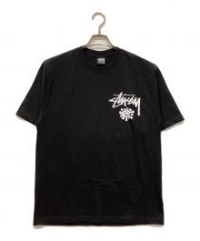 stussy（ステューシー）の古着「プリントTシャツ」｜ブラック
