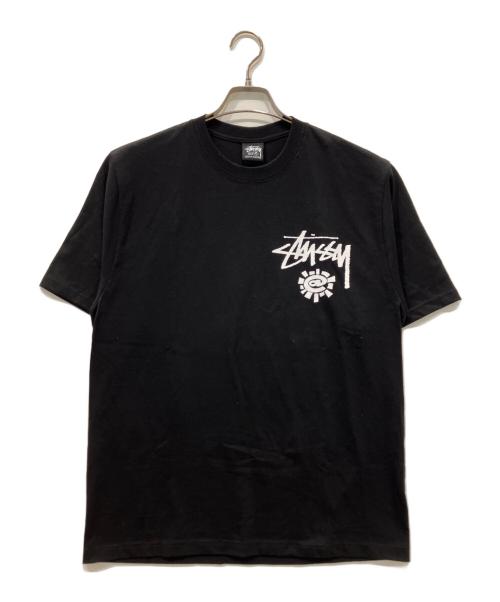 stussy（ステューシー）stussy (ステューシー) プリントTシャツ ブラック サイズ:Mの古着・服飾アイテム