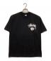 stussy（ステューシー）の古着「プリントTシャツ」｜ブラック