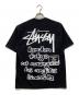 stussy (ステューシー) プリントTシャツ ブラック サイズ:M：10000円