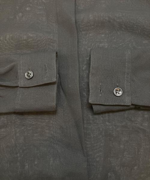 Saint Laurent Paris（サンローランパリ）Saint Laurent Paris (サンローランパリ) シアーウールシャツ ブラック サイズ:36の古着・服飾アイテム
