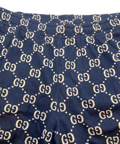 GUCCI（グッチ）GUCCI (グッチ) GG ジャガード ショートパンツ ネイビー サイズ:Ⅼの古着・服飾アイテム