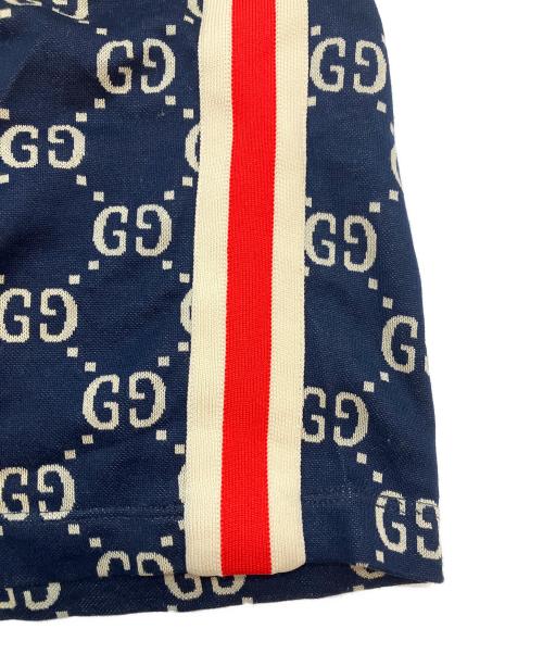 GUCCI（グッチ）GUCCI (グッチ) GG ジャガード ショートパンツ ネイビー サイズ:Ⅼの古着・服飾アイテム