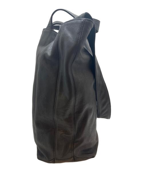 CHRISTIAN PEAU（クリスチャンポー）CHRISTIAN PEAU (クリスチャンポー) 2WAYレザートートバッグ ブラックの古着・服飾アイテム