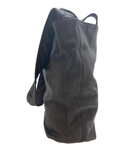 CHRISTIAN PEAU（クリスチャンポー）CHRISTIAN PEAU (クリスチャンポー) 2WAYレザートートバッグ ブラックの古着・服飾アイテム