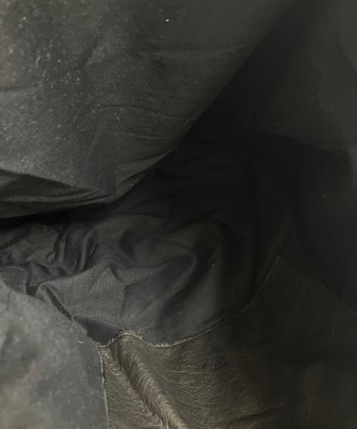CHRISTIAN PEAU（クリスチャンポー）CHRISTIAN PEAU (クリスチャンポー) 2WAYレザートートバッグ ブラックの古着・服飾アイテム