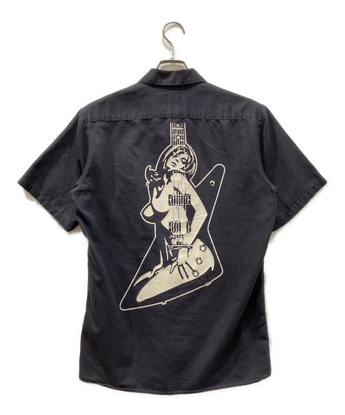 Hysteric Glamour（ヒステリックグラマー）Hysteric Glamour (ヒステリックグラマー) シャツ ネイビー サイズ:印字消えの古着・服飾アイテム