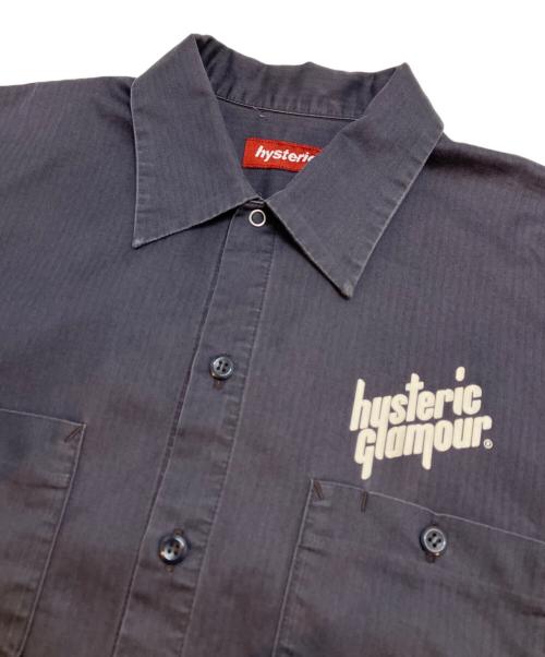 Hysteric Glamour（ヒステリックグラマー）Hysteric Glamour (ヒステリックグラマー) シャツ ネイビー サイズ:印字消えの古着・服飾アイテム