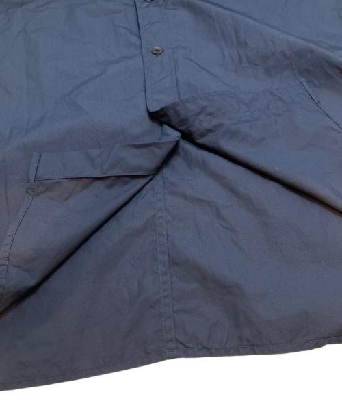 ATON（エイトン）ATON (エイトン) SUVIN BROAD WASHED SHIRT ネイビー サイズ:XLの古着・服飾アイテム