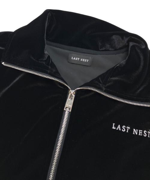 LAST NEST（ラストネスト）LAST NEST (ラストネスト) ベロアセットアップ ブラック サイズ:XLの古着・服飾アイテム