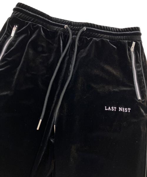 LAST NEST（ラストネスト）LAST NEST (ラストネスト) ベロアセットアップ ブラック サイズ:XLの古着・服飾アイテム