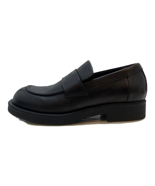 MM6 Maison Margiela（エムエムシックスメゾンマルジェラ）MM6 Maison Margiela (エムエムシックスメゾンマルジェラ) シティ バイカーローファ- ブラック サイズ:40の古着・服飾アイテム